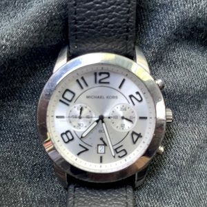 Michael Kors watch leather band for comfort